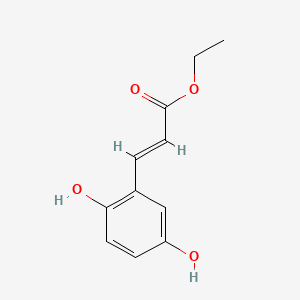 molecular formula C11H12O4 B1238287 Ethyl 2,5-dihydroxycinnamate CAS No. 40931-15-5