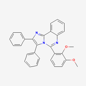 5-(2,3-Dimethoxyphenyl)-2,3-diphenylimidazo[1,2-c]quinazoline