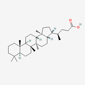 (22R)-33,34,35-Trinorbacteriohopan-32-oic acid