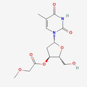 molecular formula C13H18N2O7 B1238293 3-O-Methoxyacetylthymidine CAS No. 57064-86-5