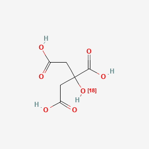 2-(18O)oxidanylpropane-1,2,3-tricarboxylic acid