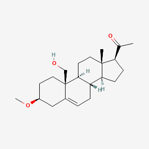 B1238295 19-Hydroxypregnenolone 3-methyl ether CAS No. 58994-45-9