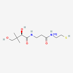 molecular formula C11H22N2O4S B12382953 (R)-Pantetheine-15N 