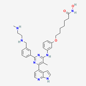 molecular formula C35H42N8O3 B12382969 Carm1/hdac2-IN-1 