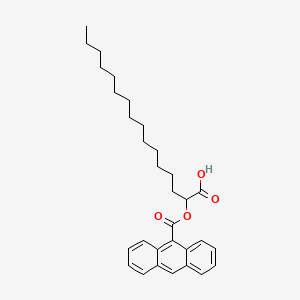 molecular formula C31H40O4 B1238297 2-(9-Anthroyloxy)palmitate CAS No. 67708-96-7