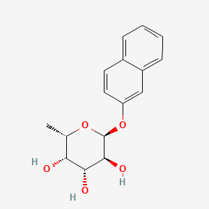 molecular formula C16H18O5 B1238298 萘基-α-L-岩藻糖苷 CAS No. 63503-05-9