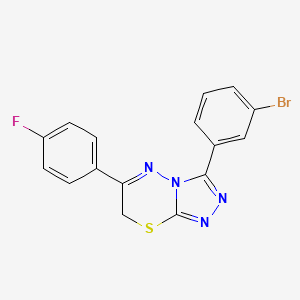 molecular formula C16H10BrFN4S B12382982 Urease-IN-7 