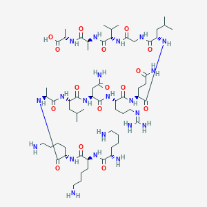 molecular formula C61H113N21O16 B12382992 H-Lys-Lys-Lys-Ala-Leu-Asn-Arg-Gln-Leu-Gly-Val-Ala-Ala-OH 