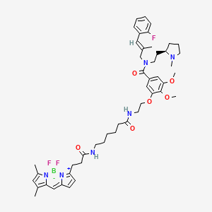 molecular formula C48H62BF3N6O6 B12383005 Fluorescent ACKR3 antagonist 1 