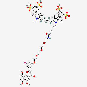 molecular formula C71H76FN3O22S4 B12383013 Cyp1B1-IN-6 