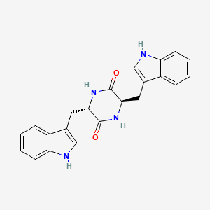 molecular formula C22H20N4O2 B1238303 铁鞣胺 CAS No. 175414-35-4