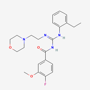 molecular formula C23H29FN4O3 B12383043 Antitrypanosomal agent 20 