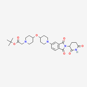 molecular formula C29H38N4O7 B12383048 E3 Ligase Ligand-linker Conjugate 13 