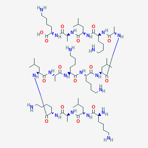 molecular formula C72H138N20O15 B12383054 KLA peptide 