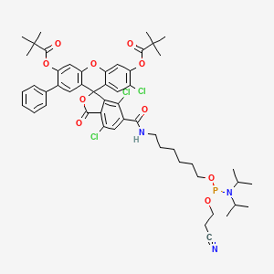 molecular formula C52H59Cl3N3O10P B12383111 VIC phosphoramidite, 6-isomer 