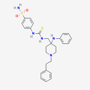 molecular formula C27H33N5O2S2 B12383129 Carbonic anhydrase inhibitor 15 