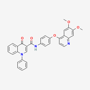 molecular formula C33H25N3O5 B12383136 Anti-inflammatory agent 41 