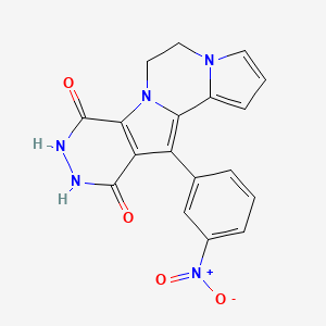 molecular formula C18H13N5O4 B12383145 Antiproliferative agent-42 