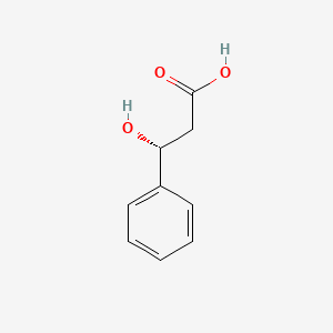 molecular formula C9H10O3 B1238315 (3R)-3-羟基-3-苯基丙酸 CAS No. 2768-42-5