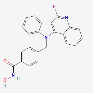 molecular formula C23H16FN3O2 B12383152 Hdac6-IN-28 