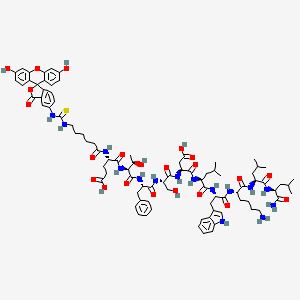 molecular formula C87H113N15O22S B12383155 p53 (17-26), FITC labeled 