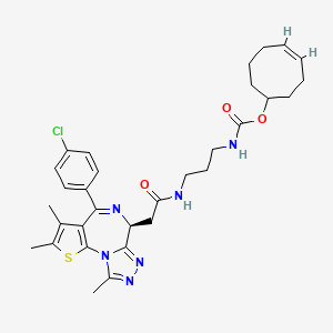 molecular formula C31H37ClN6O3S B12383163 JQ1-Tco 