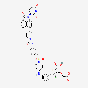 molecular formula C49H49ClN6O11S2 B12383168 PROTAC PTPN2 degrader-2 