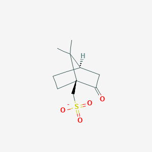 molecular formula C10H15O4S- B1238317 (s)-樟脑磺酸盐 