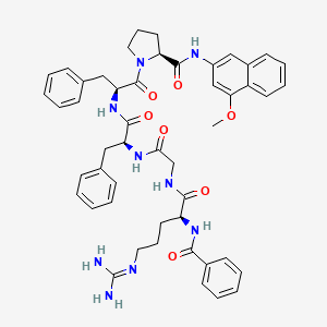 molecular formula C49H55N9O7 B12383176 Bz-RGFFP-4M|ANA 