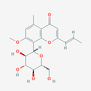 molecular formula C20H24O8 B12383196 C-2'-decoumaroyl-aloeresin G 