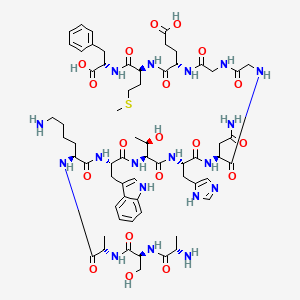 molecular formula C63H90N18O19S B12383207 Oligopeptide-41 