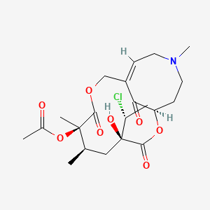 molecular formula C21H30ClNO8 B1238322 Doronine 