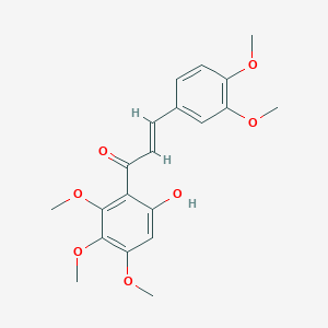 molecular formula C20H22O7 B12383236 6'-Hydroxy-3,4,2',3',4'-pentamethoxychalcone 