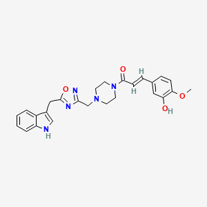 molecular formula C26H27N5O4 B12383259 Nrf2 activator-9 