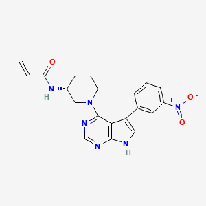 molecular formula C20H20N6O3 B12383260 JAK3 covalent inhibitor-2 