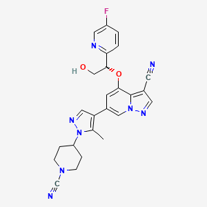 molecular formula C25H23FN8O2 B12383262 Fgfr3-IN-6 