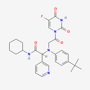 molecular formula C29H34FN5O4 B12383268 SARS-CoV-2-IN-49 