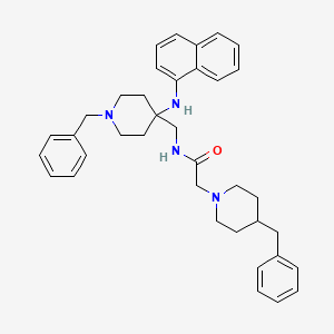 molecular formula C37H44N4O B12383276 NPFF1-R antagonist 1 