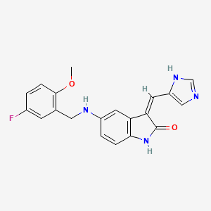 molecular formula C20H17FN4O2 B12383301 Trk-IN-23 