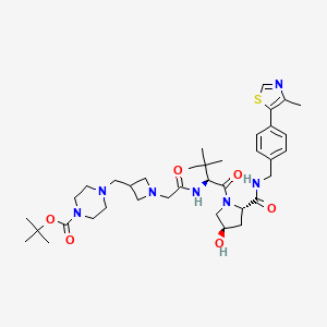 molecular formula C37H55N7O6S B12383318 E3 ligase Ligand-Linker Conjugate 35 