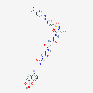 molecular formula C41H52N10O10S2 B12383332 Dabsyl-Leu-Gly-Gly-Gly-Ala-Edans 