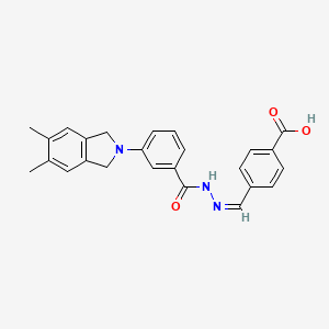 molecular formula C25H23N3O3 B12383351 Prl-IN-1 