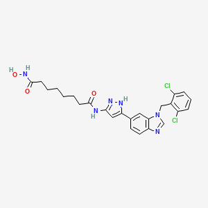 molecular formula C25H26Cl2N6O3 B12383364 Hdac-IN-63 