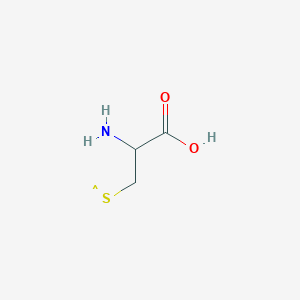 molecular formula C3H6NO2S B1238337 Cysteine thiyl radical 