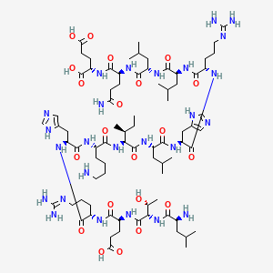 molecular formula C79H136N26O21 B12383388 SRC-1 NR box peptide 