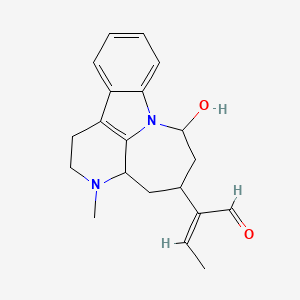 3,7a-Diazacyclohepta[jk]fluorene-5-acetaldehyde, alpha-ethylidene-1,2,3,3a,4,5,6,7-octahydro-7-hydroxy-3-methyl-, [3aS-[3aalpha,5beta(E),7alpha]]-