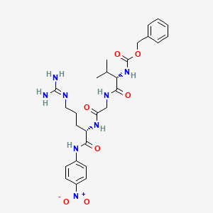 molecular formula C27H36N8O7 B12383407 Z-Val-Gly-Arg-PNA 