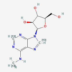 N6-Methyladenosine-13C3