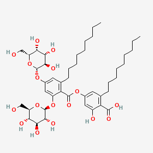 molecular formula C44H66O17 B12383468 Ptp1B-IN-25 