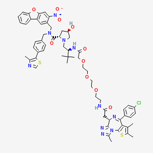 molecular formula C62H69ClN10O10S2 B12383479 PROTAC BRD4 Degrader-23 